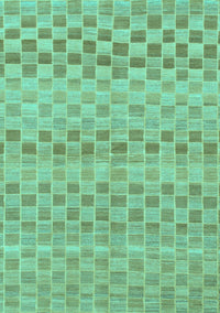 Solid Turquoise Modern Rug, abs1560turq