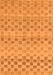 Solid Orange Modern Rug, abs1560org