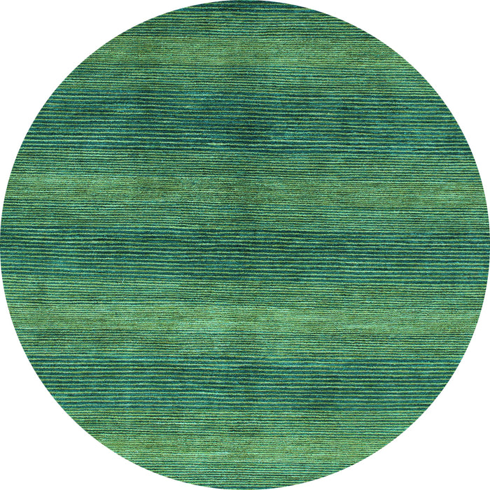 Round Machine Washable Abstract Light Blue Modern Rug, wshabs1561lblu