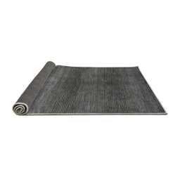 Sideview of Abstract Gray Modern Rug, abs1561gry