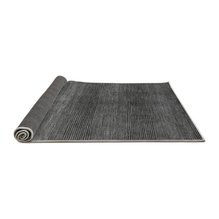 Sideview of Abstract Gray Modern Rug, abs1561gry