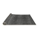 Sideview of Abstract Gray Modern Rug, abs1561gry