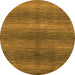 Round Abstract Orange Modern Rug, abs1561org