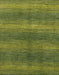 Abstract Army Green Modern Rug, abs1561