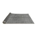 Sideview of Abstract Gray Modern Rug, abs1562gry