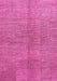 Machine Washable Abstract Pink Modern Rug, wshabs1562pnk