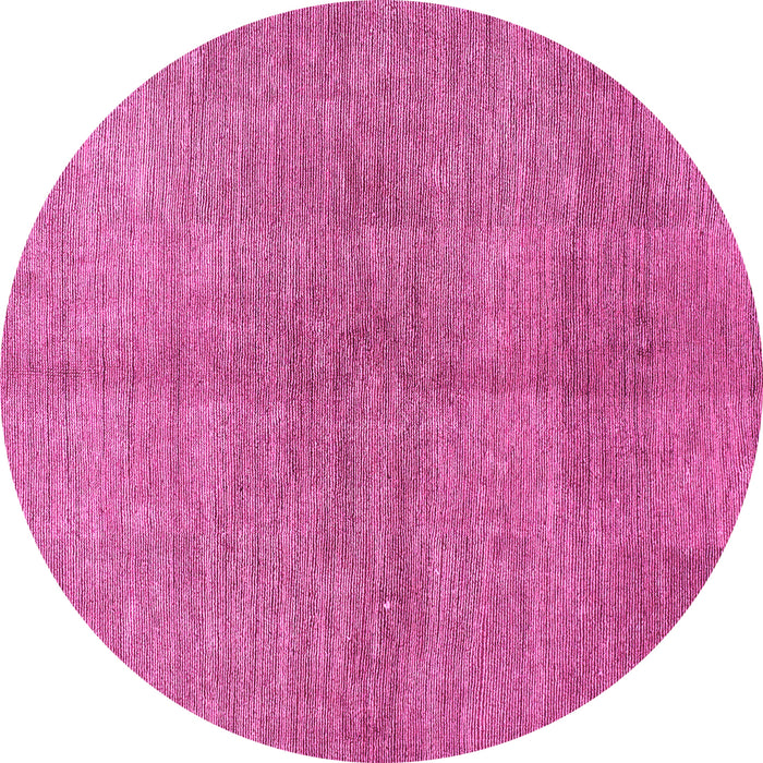 Round Abstract Pink Modern Rug, abs1562pnk
