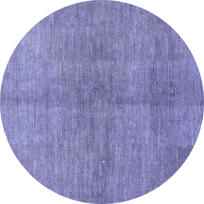 Round Machine Washable Abstract Blue Modern Rug, wshabs1562blu