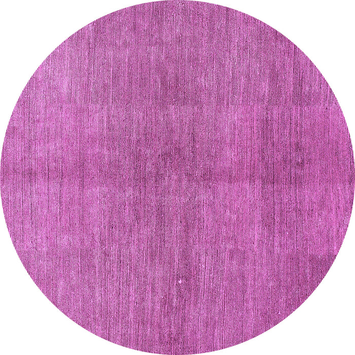 Round Abstract Purple Modern Rug, abs1562pur