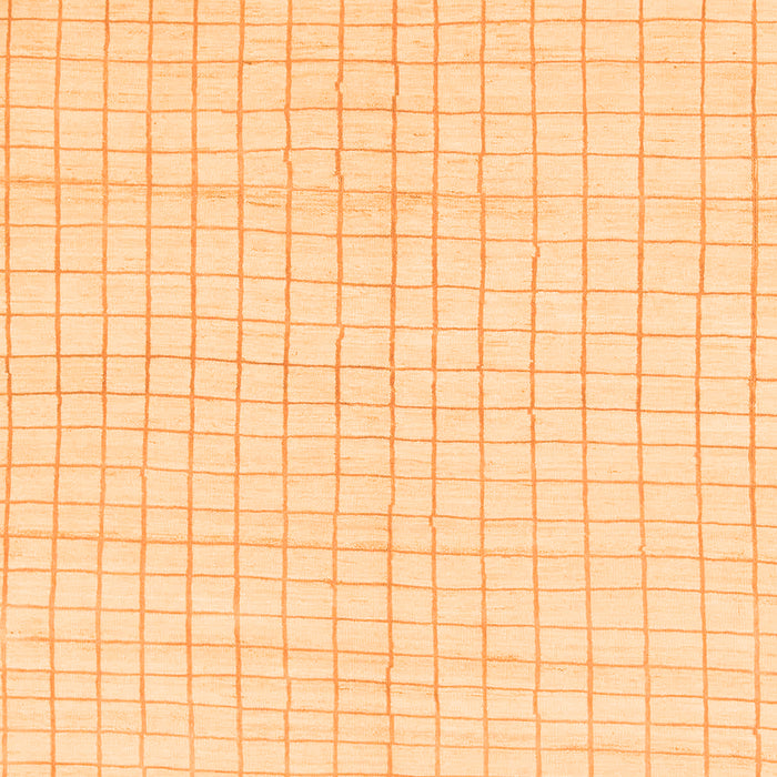 Machine Washable Solid Orange Modern Area Rugs, wshabs1563org