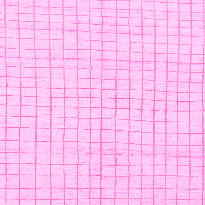 Machine Washable Solid Pink Modern Rug, wshabs1563pnk