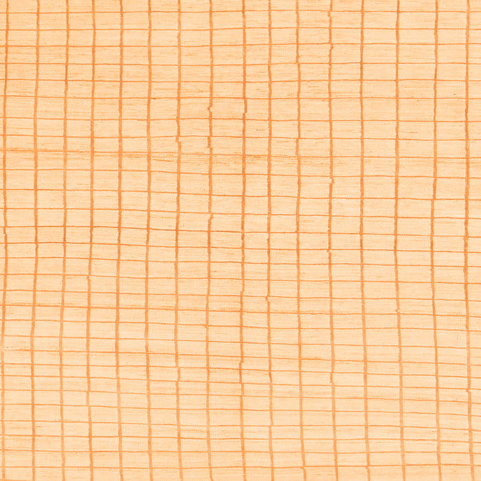 Square Machine Washable Solid Orange Modern Area Rugs, wshabs1563org