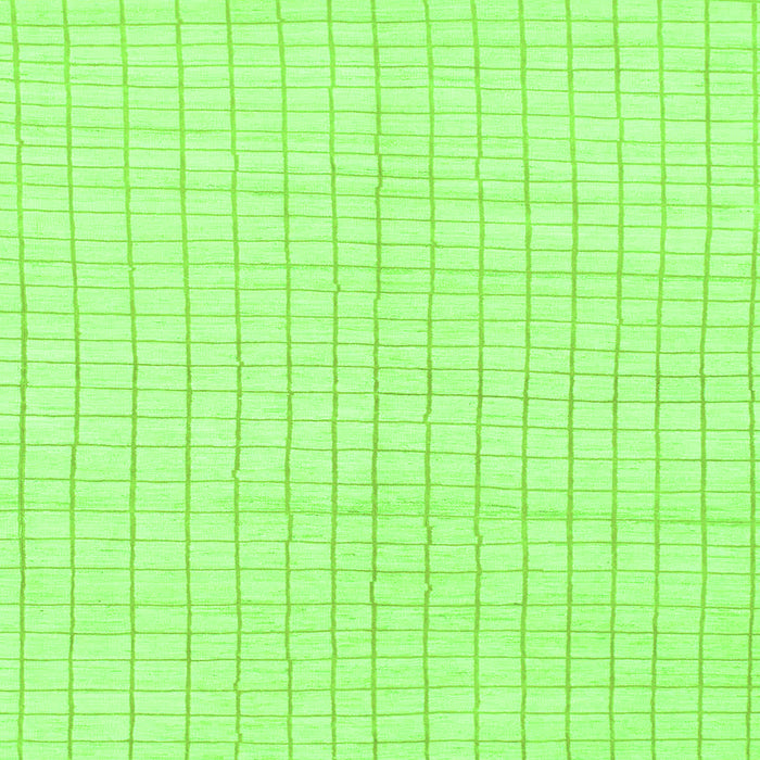 Square Machine Washable Solid Green Modern Area Rugs, wshabs1563grn