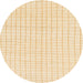 Round Abstract Khaki Gold Solid Rug, abs1563