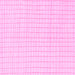 Square Machine Washable Solid Pink Modern Rug, wshabs1563pnk