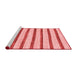 Modern Red Washable Rugs