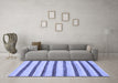 Machine Washable Solid Blue Modern Rug in a Living Room, wshabs1564blu