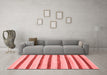 Modern Red Washable Rugs