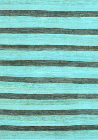 Solid Light Blue Modern Rug, abs1564lblu