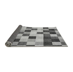 Sideview of Abstract Gray Modern Rug, abs1565gry