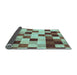 Sideview of Abstract Light Blue Modern Rug, abs1565lblu