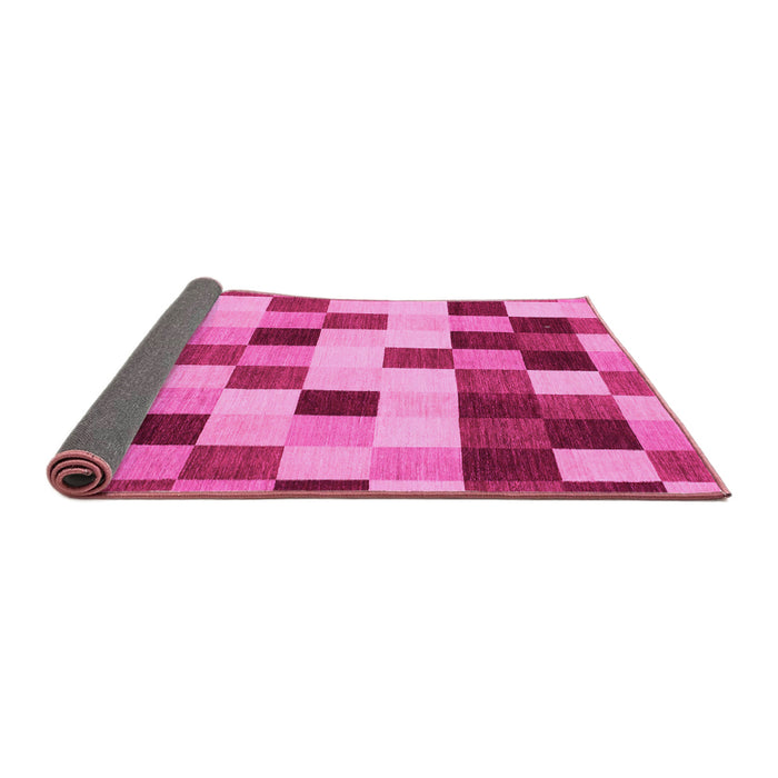Sideview of Abstract Pink Modern Rug, abs1565pnk
