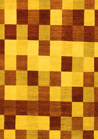 Abstract Yellow Modern Rug, abs1565yw