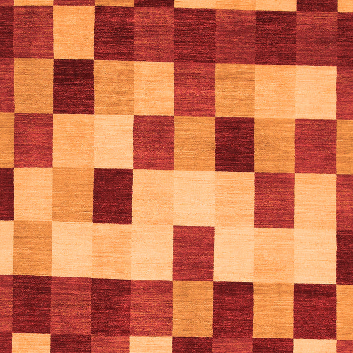 Abstract Orange Modern Rug, abs1565org