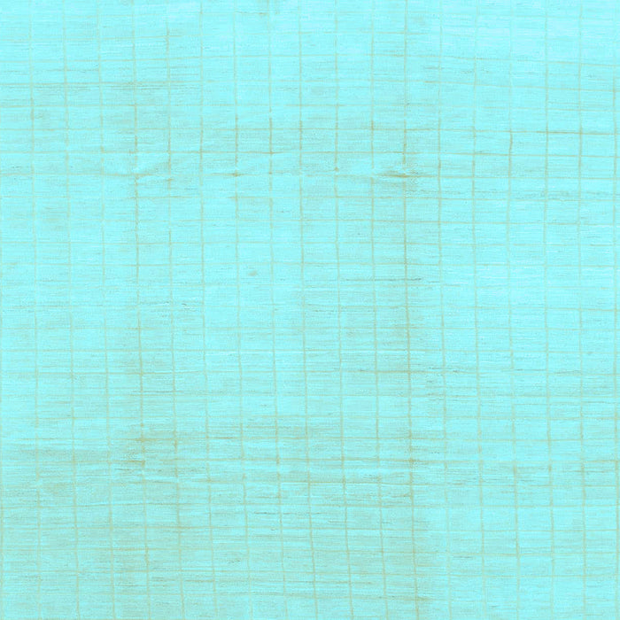 Square Machine Washable Solid Light Blue Modern Rug, wshabs1566lblu