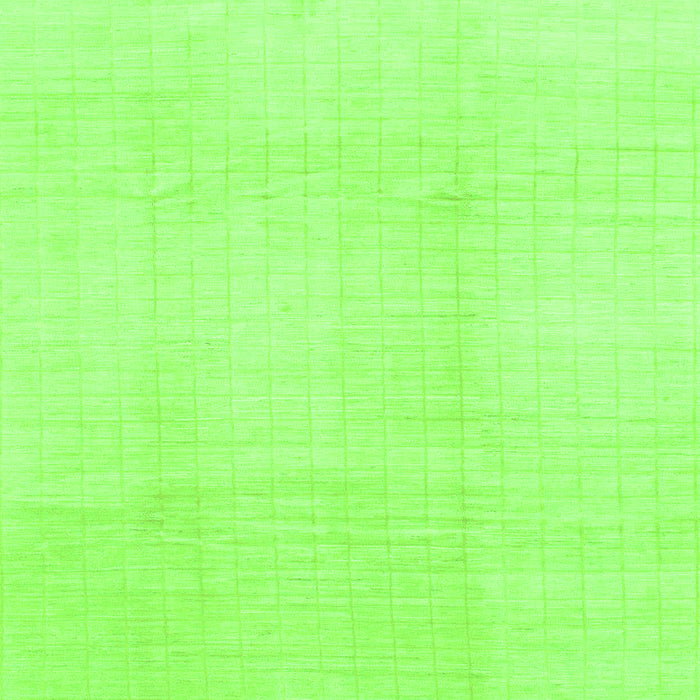 Square Solid Green Modern Rug, abs1566grn