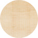 Round Abstract Khaki Gold Solid Rug, abs1566