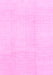 Machine Washable Solid Pink Modern Rug, wshabs1566pnk