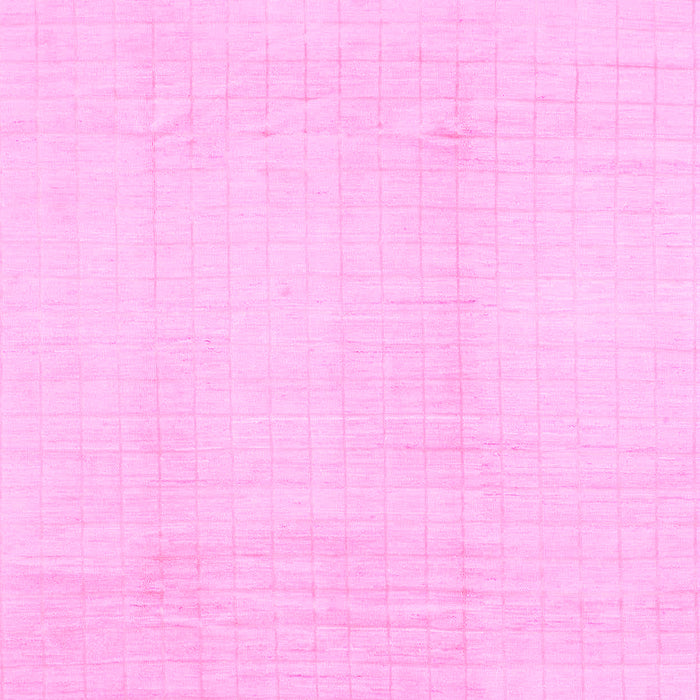 Machine Washable Solid Pink Modern Rug, wshabs1566pnk