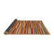 Sideview of Abstract Red Southwestern Rug, abs1567