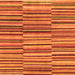 Square Machine Washable Southwestern Orange Country Area Rugs, wshabs1567org