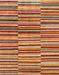 Abstract Red Southwestern Rug, abs1567