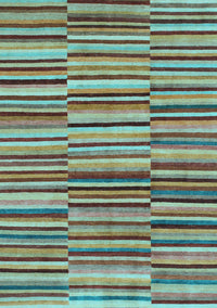 Southwestern Light Blue Country Rug, abs1567lblu