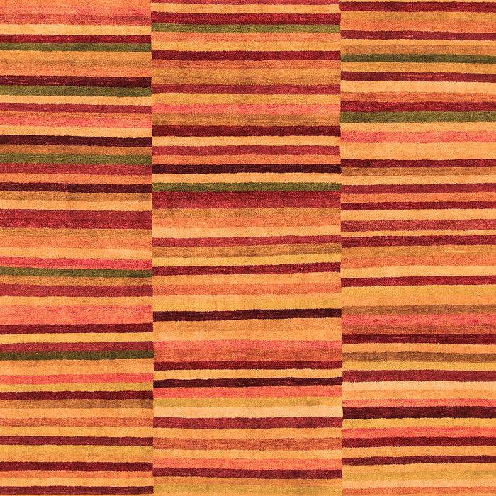 Machine Washable Southwestern Orange Country Area Rugs, wshabs1567org