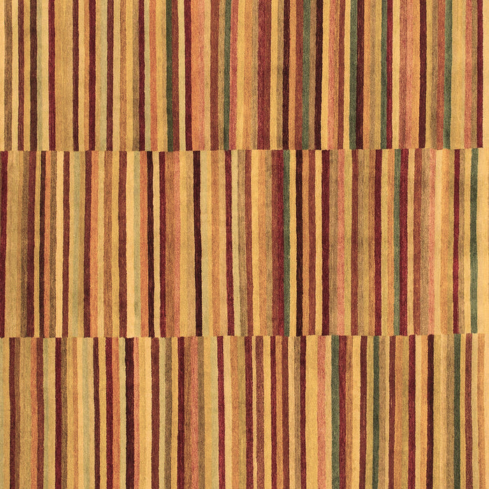 Square Southwestern Brown Country Rug, abs1567brn