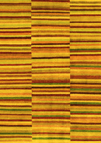 Southwestern Yellow Country Rug, abs1567yw