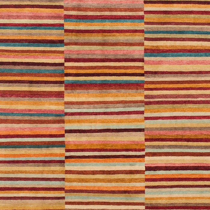 Machine Washable Abstract Red Rug, wshabs1567