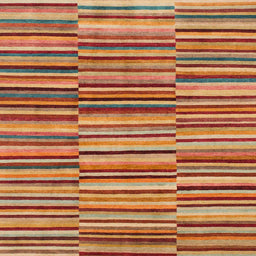 Square Machine Washable Abstract Red Rug, wshabs1567