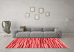 Country Red Washable Rugs