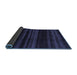 Sideview of Abstract Blue Modern Rug, abs1568blu