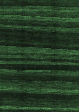 Abstract Emerald Green Modern Rug, abs1568emgrn