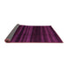 Sideview of Abstract Pink Modern Rug, abs1568pnk