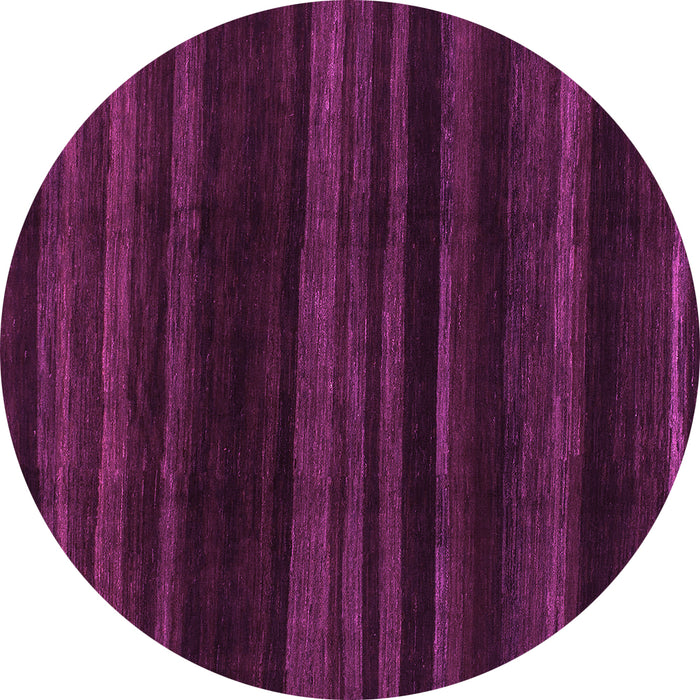 Round Abstract Pink Modern Rug, abs1568pnk