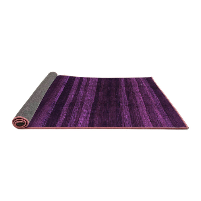 Sideview of Abstract Purple Modern Rug, abs1568pur