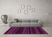 Machine Washable Abstract Pink Modern Rug in a Living Room, wshabs1568pnk