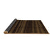 Sideview of Abstract Brown Modern Rug, abs1568brn